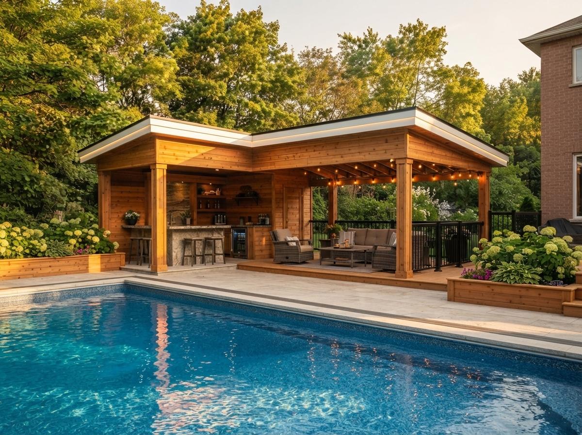 Pool Cabanas